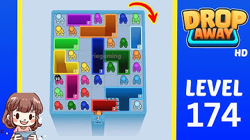Drop Away Level 174 Solution Walkthrough