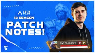 Season 13 Patch Notes with Max-Strafe | GMT Apex Legends