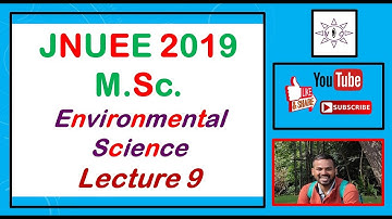 JNU MSc Environmental Sciences Entrance Exam 2019 | Paper Analysis | Lecture 9 #EnvironmentalScience