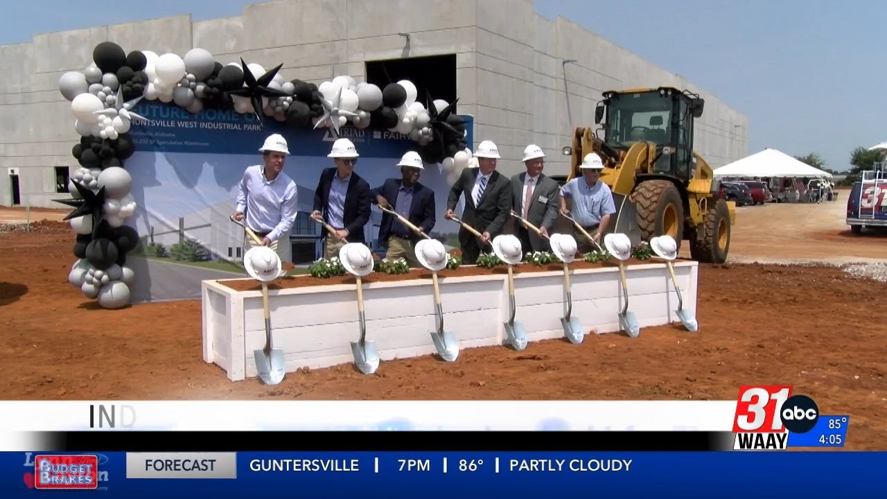 Groundbreaking at Huntsville West Industrial Park YouTube