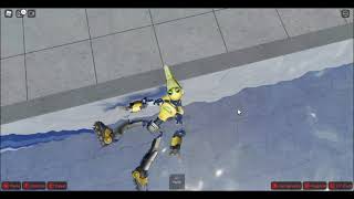Evil flying Junkbot on special mission Crashes In Pool!