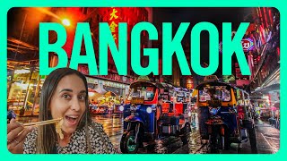 Chaotic Bangkok Street Food Tour! (In A Tuk Tuk) | Thailand Travel Vlog