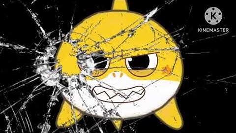 BND Of Doom Logo (1990-2002) But The Screamer Is Replaced With Baby Shark