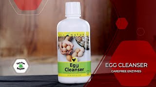  CareFree Enzymes 94177 Cleanser-1 Liter Egg Washing, 33.9 Fl Oz  (Pack of 1) : Health & Household