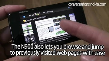 N900: Maemo web browser talents
