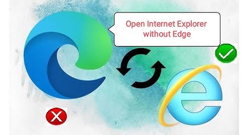 How to fix Internet Explorer Automatically Opens in Edge |How To Open Internet Explorer Without Edge