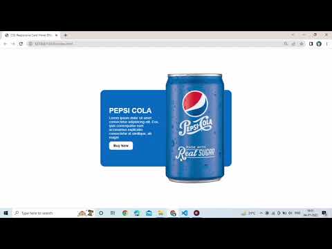 PEPSI COLA webpage