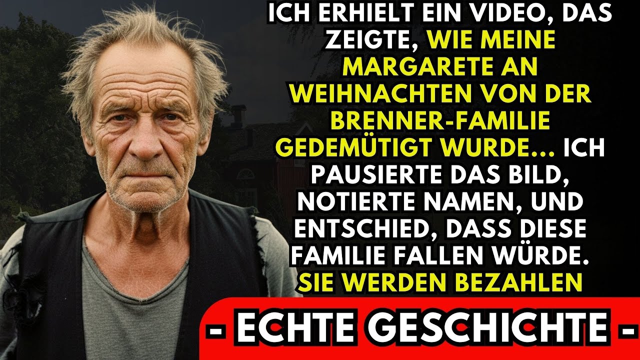 An Heiligabend vibrierte mein Handy–eine unbekannte Nummer,kein Text,nur ein Video.Ich drückte auf Play und sah meine eigene Frau,meine geliebte Margarete,in einer Schürze,wie sie meiner Tochter...