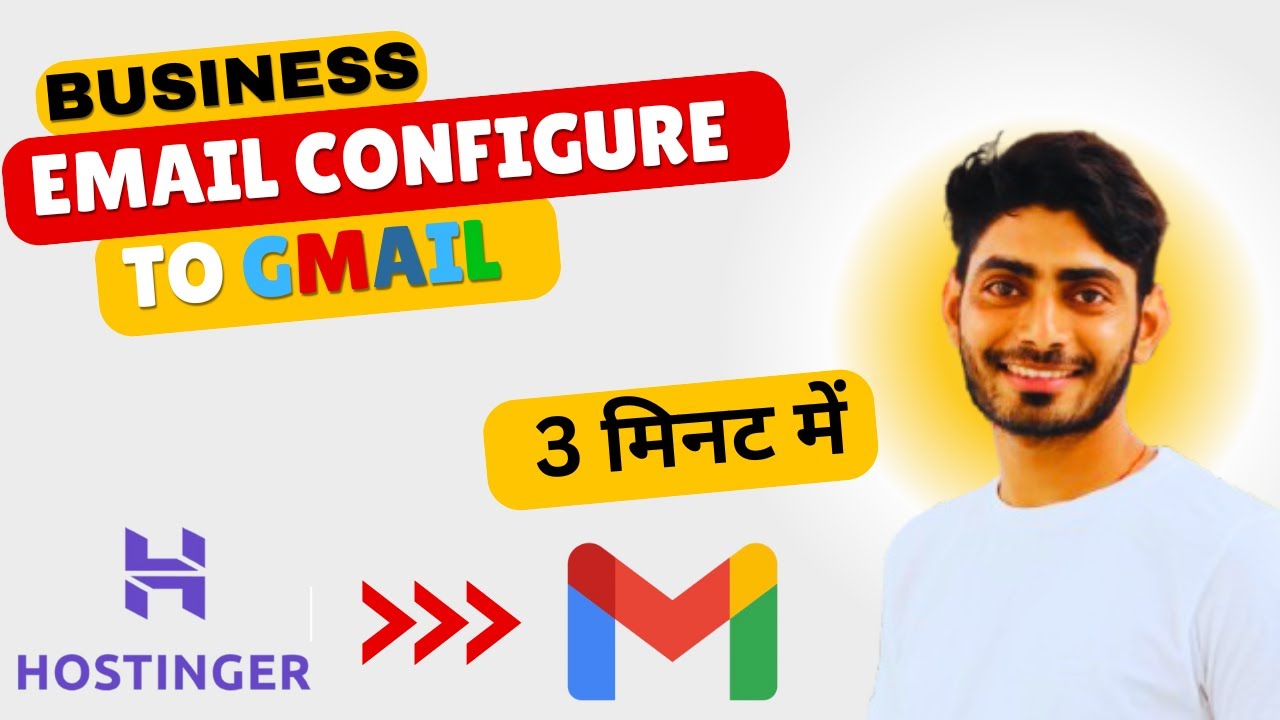 Hostinger business email setup to gmail in phone step by step youtube