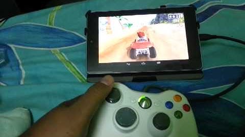 Nexus 7 with USB XBox 360 gamepad