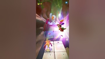 How to defeat Nitro Thorn Thing in Dino Might! on Crash Bandicoot: On the Run!