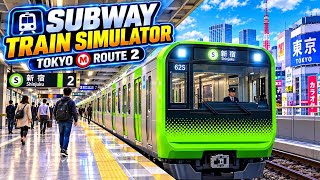 Subway Train Simulator 🚇 Tokyo Route 2 | Driving the Tokyo Subway Train! 🇯🇵 screenshot 5