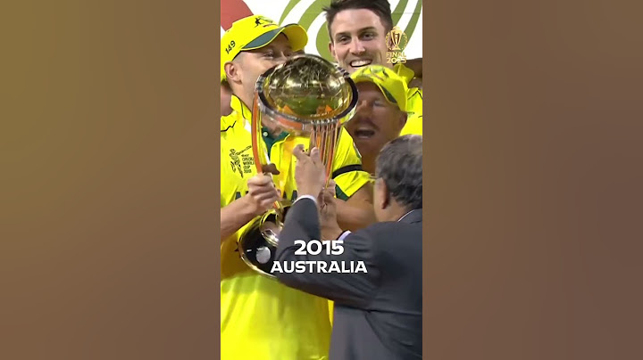 Lifting the World Cup trophy is always a special feeling 🙌 #cricket #cwc23 #cricketlover