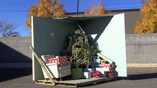Christmas Tree Fire Demonstration