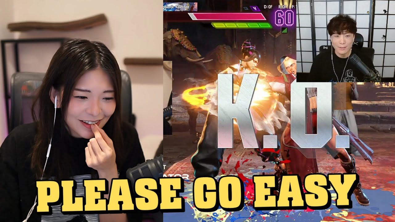 Miyoung Goes Against Sykkuno in Street Fighter 6 + Sykkuno's Reaction