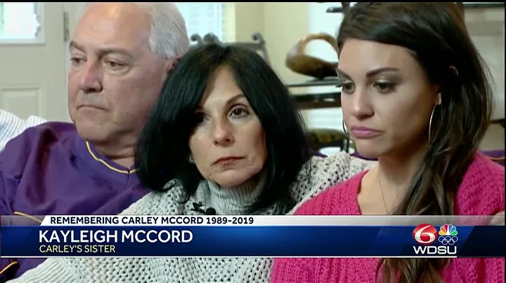 Carley McCord's family reflects on her life