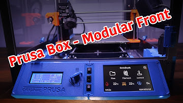 Prusa 3D Printer Enclosure - Fitting PrusaBox Modular Front - Pi / Screen / Octoprint Octodash