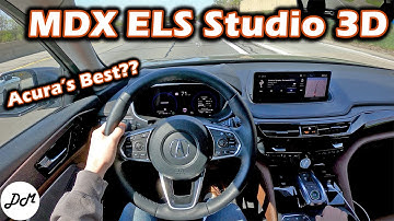 2022 Acura MDX – ELS Studio 3D Sound System Test | Apple CarPlay & Android Auto Demo
