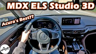 2022 Acura MDX – ELS Studio 3D Sound System Test | Apple CarPlay & Android Auto Demo