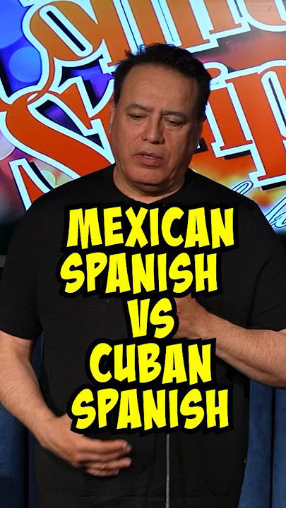 Mexican Spanish vs Cuban & Puerto Rican Spanish ! #latino #standuphumor #humor #standupclips #jokes