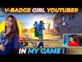 Hindi vbadge girl youtuber in my game   free fire telugu  mbg army