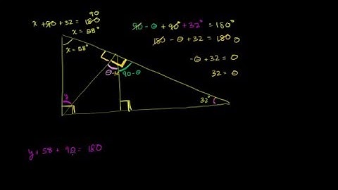 16 Geometry-Triangle angle example 3 | Angles and intersecting lines