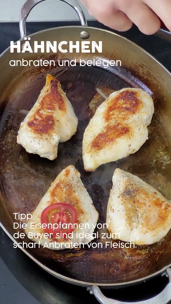 Überbackene Hähnchenbrust Caprese - YouTube