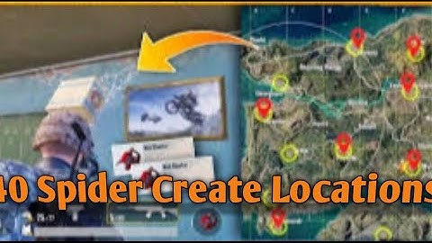 Spider Man Web Shooter All Locations BGMI / PUBG | Spider Man Mode BGMI /PUBG (BGMI) 1.8.