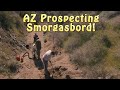 Prospecting AZ Smorgasbord! Some Drywashing Metal Detecting and Exploring!