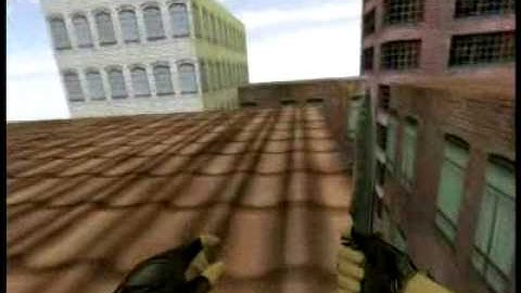 CS HNS trick jump floppy oldtown awp_rooftop mie