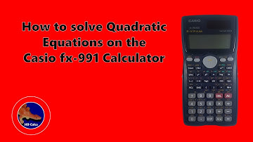 How to Solve Quadratic Equations on the Casio fx-991 MS Calculator