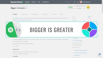 Bigger is Greater || HackerRank Problem Solution || Lexicographic Order || Python