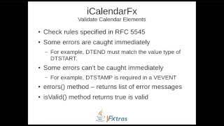 iCalendarFx Overview