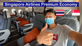 SINGAPORE AIRLINES A350 PREMIUM ECONOMY on a Short Flight