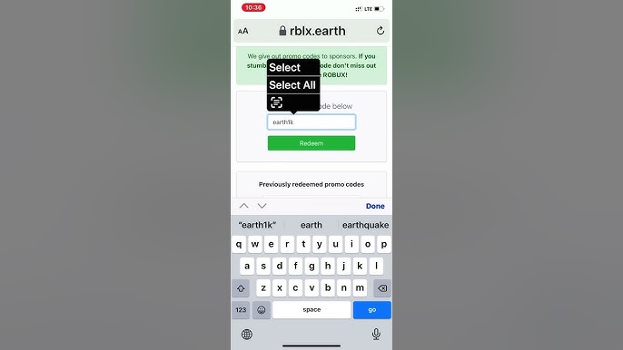 All *New* Rblx.Earth Promo Codes (2023) l Latest And Working rblx.earth  Codes 