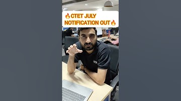 CTET JULY 2023 NOTIFICATION OUT #ctetjuly2023 #shorts #ctet #ctetnotification2023 #viveksir #exampur
