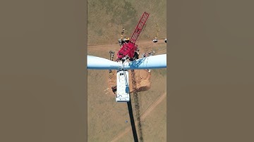 Wind turbine leaf installation process- Good tools and machinery make work easy