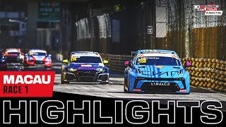 Highlights | Macau | Race 1 | Guia Race 2023 Kumho TCR World Tour