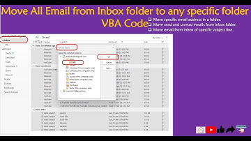 How to move each emails from inbox to a sub-folder VBA #helloanalyst #vba #automation #vbaexcel