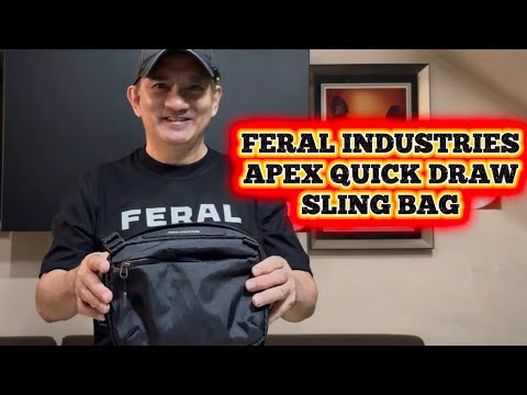 Introducing: FERAL INDUSTRIES QUICK DRAW SLING BAG www.feralph.com