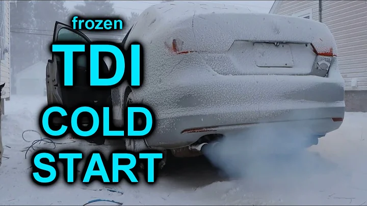 TDI COLD STARTS Compilation. Odpalanie TDI na mrozie. Запуск ТДИ в мороз. -30*C. S4E34