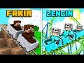 FAKİR AİLE HIZLI TREN VS ZENGİN AİLE HIZLI TREN! 😱 - Minecraft