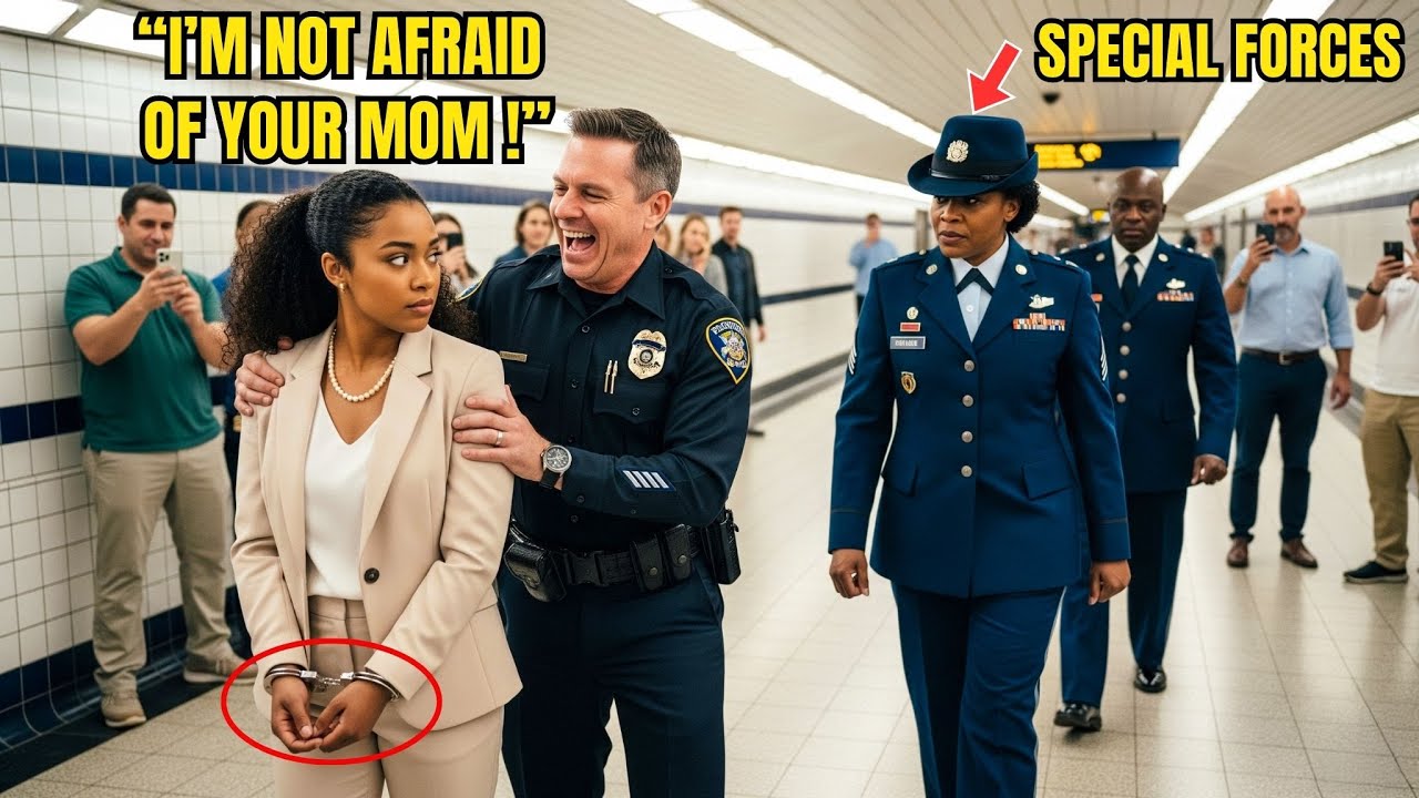 “Your Mom? Special Forces?”, Cop Laughs at Black Girl - Then She Arrived and the Cop Went Pale