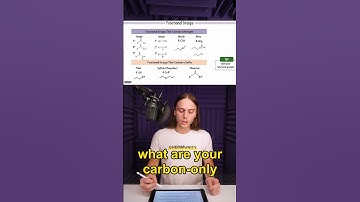 Quick Functional Group Cheat Sheet #organicchemistry