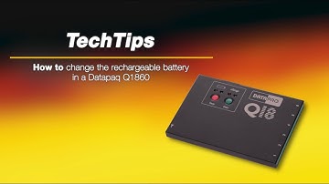 Datapaq: How to change the rechargeable battery in a Datapaq Q1860