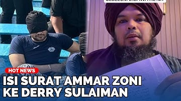 Isi Surat Ammar Zoni ke Derry Sulaiman usai Dipindahkan ke Nusakambangan, Bantah Bandar Narkoba