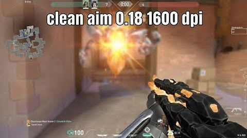 Clean Aim + 0.18 1600dpi = Infinite MVP