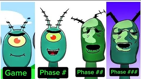 My NEW! Sprunki OC: Plankton (From SpongeBob SqaurePants!) Animation Vs Game (All Versions)