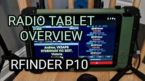 Rfinder P10 , OVERVIEW Look around. DMR ,ANALOGUE, Android