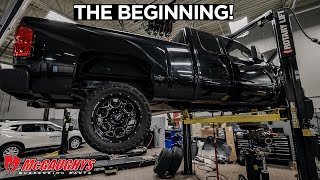 2007 Silverado McGaughy's 7-9 Inch Lift Install | Part 1 : DISSASSEMBLY! by John Ponce 3,814 views 3 years ago 18 minutes